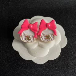 Fashion Pearls Bow Earrings ED-518374