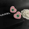 Pink Hearts Earrings ED-518357