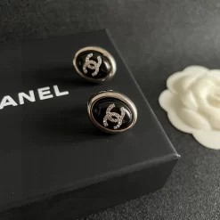Fashion Diamonds Oval Earrings ED-518373