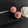 Fashion Pink Circular Earrings ED-518375