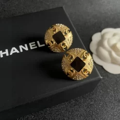 Gemstone Stud Cut-out Earrings ED-518342