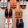 7Colors Genuine Leather open toe Flats Slippers LX-6613324