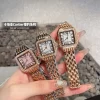 3Colors 27x37mm Diamonds Silver Dial Women’s Quartz Movement Watch WB-661201