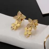 Stone-set Flowers Earrings ED-518526