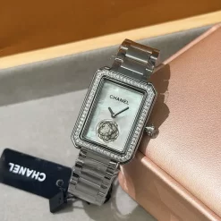 4Colors 36mm Dial Stone-set Bezel Quartz Movement Watch WB-6629033