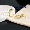 Stone-set Round Earrings ED-518527