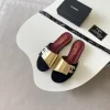 4Colors Genuine Leather open toe Slippers LX-6613339