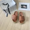 Genuine Leather Hook and Loop Flat Slippers LX-6613344