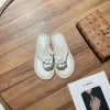 3Colors Genuine Leather Flat Flip-flops LX-6614349