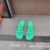 4Colors Cutout Flat Slippers LX-668065