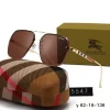 5Colors Unisex Metal Half-rim Sunglasses(A/B/C=62/18/136mm) TYJ-615318