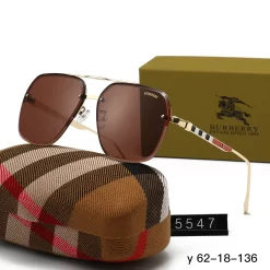 5Colors Unisex Metal Half-rim Sunglasses(A/B/C=62/18/136mm) TYJ-615318