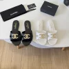 2colors Genuine Leather open toe slippers LX-661339