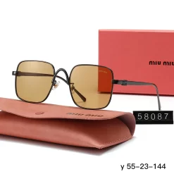 5Colors Mirrored Lenses Woman's Sunglasses(A/B/C=55/23/144mm) TYJ-615337