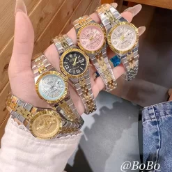 10Colors 31mm Dial Stone-set Bezel Watch WB-661408