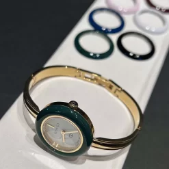 6Colors 28mm Interchangeable bezel Quartz Movement Watch WB-6668014