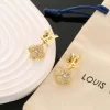 Stone-set Flowers Earrings ED-518528