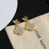 Full Stone-set Flowers Earrings ED-518530