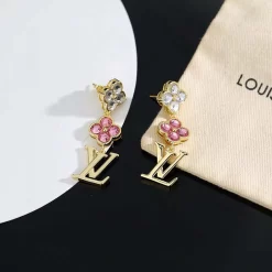 Gem-set Flowers Earrings ED-518537