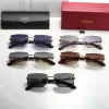 5Colors Gradient lenses rimless Sunglasses TYJ-615417