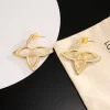 Stone-set Flowers Earrings ED-518532