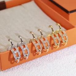 3Colors Stone-set Earrings ED-518500