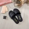 Genuine Leather Open Toe Flat Slippers LX-6612843